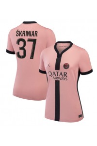 Fotbalové Dres Paris Saint-Germain Milan Skriniar #37 Dámské Třetí Oblečení 2024-25 Krátký Rukáv